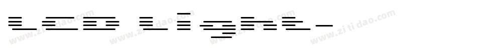LCD Light字体转换